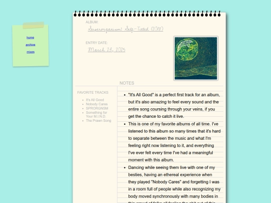 mixes/journal/posts/2025-03-23-Superorganism-Superorganism-2018 screenshot