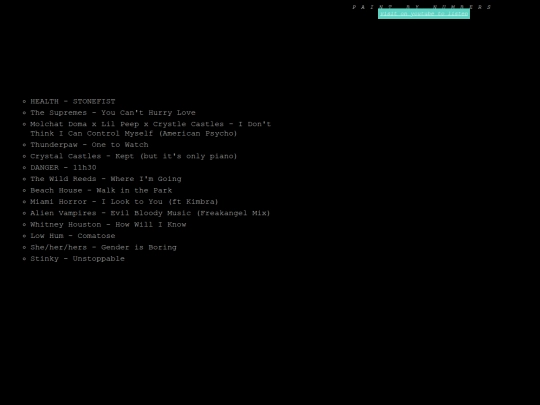 mixes/spring2022 screenshot
