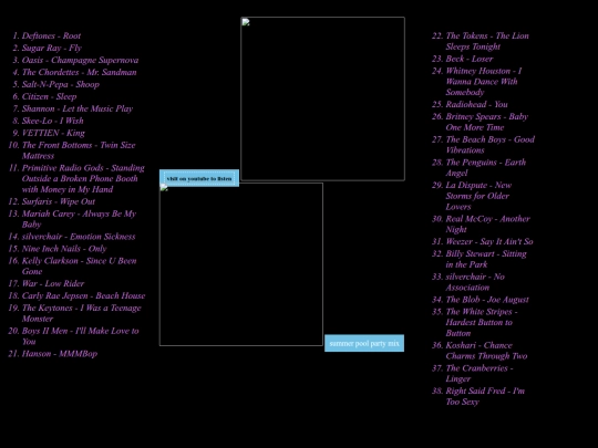 mixes/summerpoolpartymix screenshot