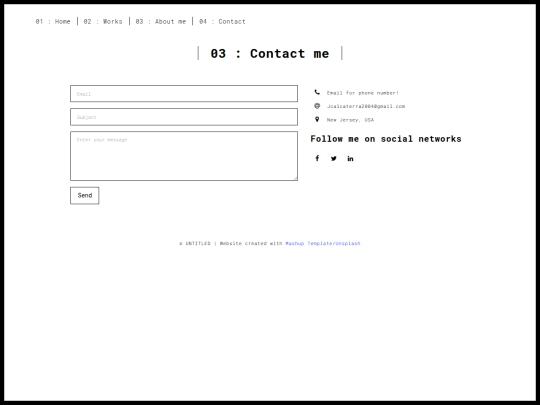 contact screenshot