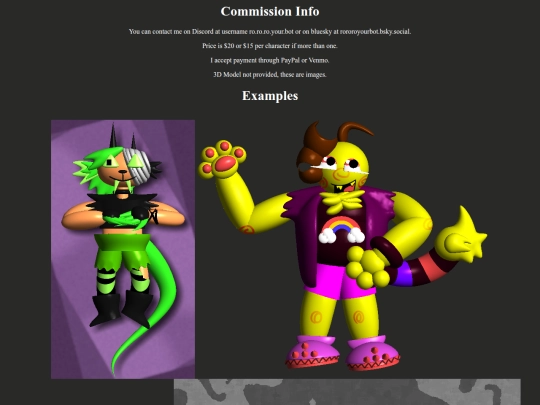 commissions screenshot