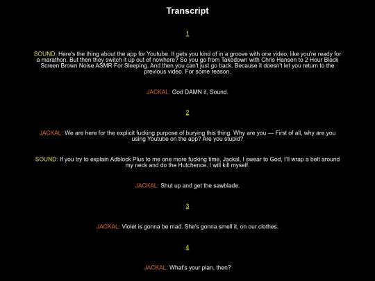 transcript screenshot