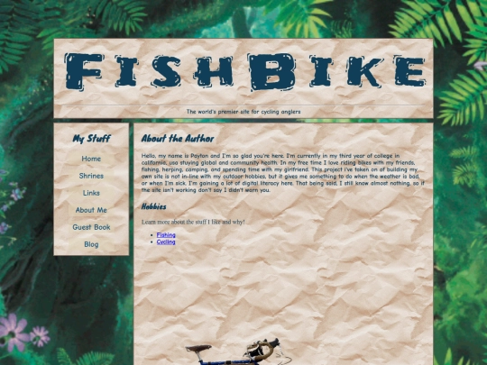 pages/aboutme screenshot