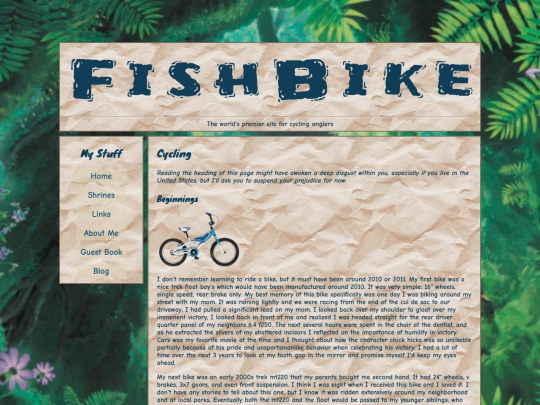 pages/cycling screenshot