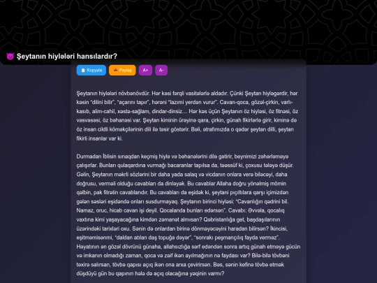 MƏQALƏ/sheytanhiyle screenshot