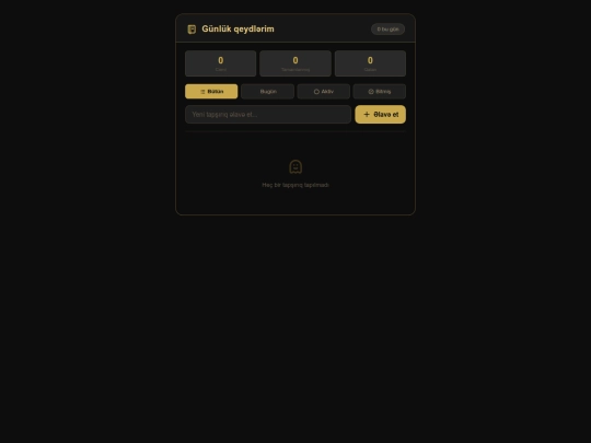gunlukqeyd screenshot