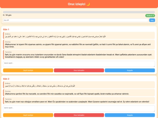 orucizleyici screenshot