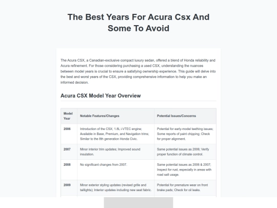 the-best-years-for-acura-csx-and-some-to-avoid screenshot