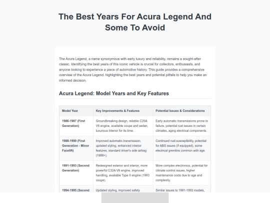 the-best-years-for-acura-legend-and-some-to-avoid screenshot