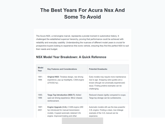 the-best-years-for-acura-nsx-and-some-to-avoid screenshot