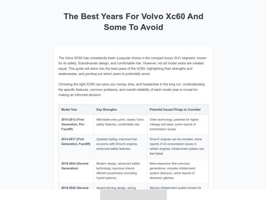 the-best-years-for-volvo-xc60-and-some-to-avoid screenshot
