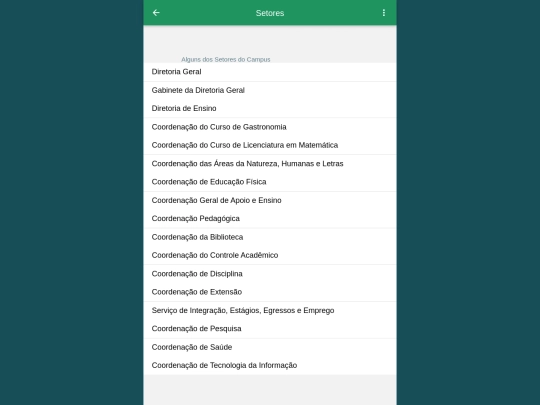 setores screenshot