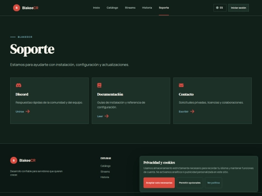 soporte screenshot