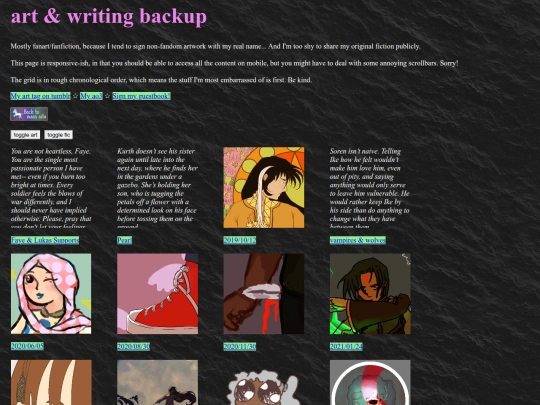 artchive screenshot