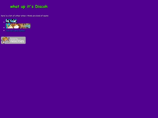 links screenshot