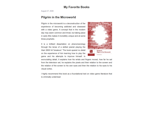 books screenshot
