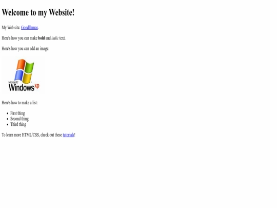 index screenshot