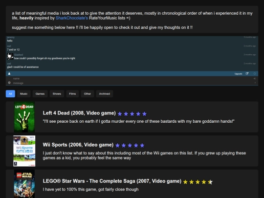 memoir screenshot