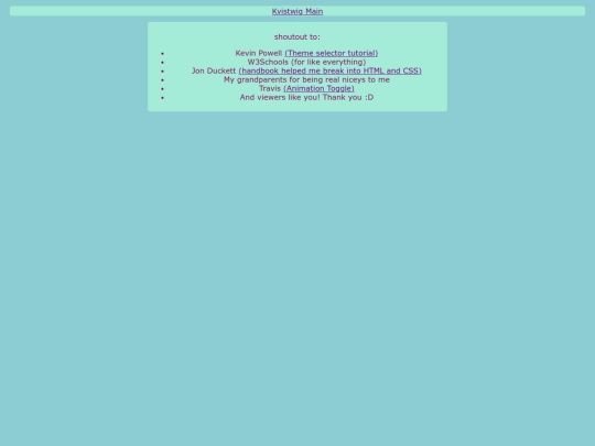 acknowledgements screenshot
