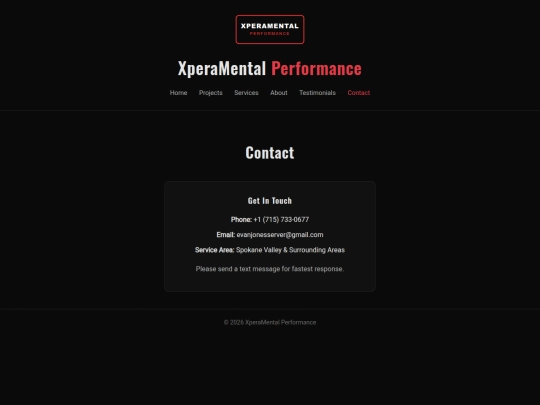contact screenshot