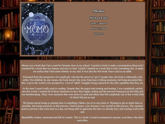 Books/momo-details screenshot
