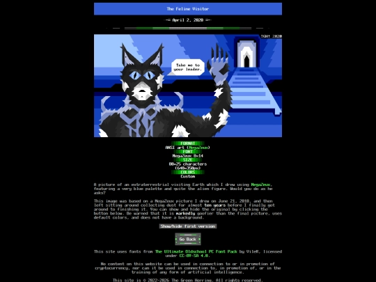 art/2020/VISITOR screenshot