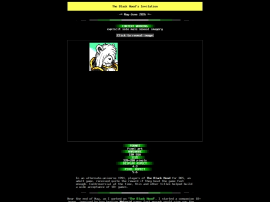 art/2026/BLACK_HOOD_INVITE screenshot