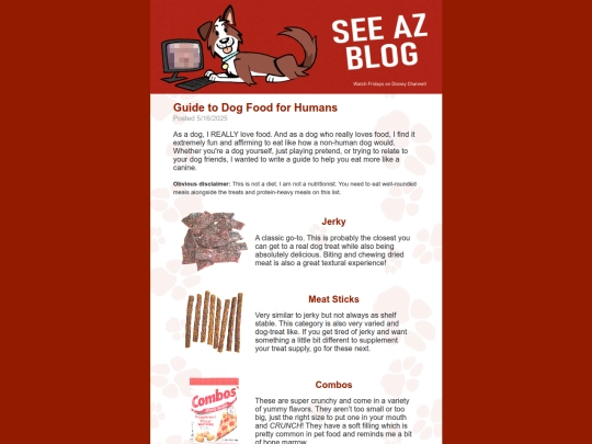 blog/guide-to-dog-food-for-humans screenshot