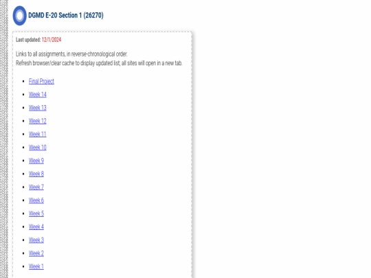 index screenshot