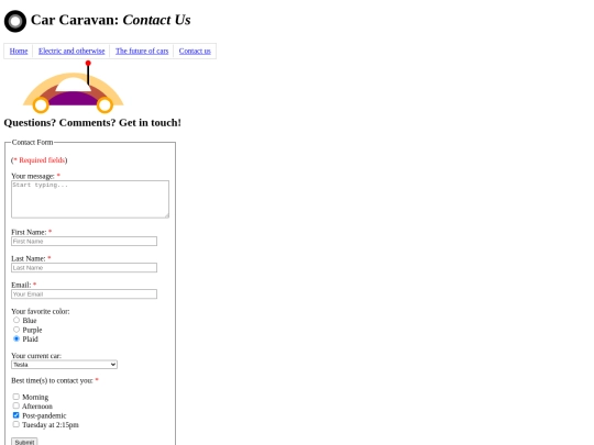 week3/contact screenshot