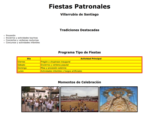 Proyecto.html/FiestasVillarrubia screenshot