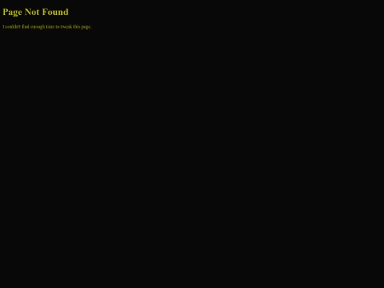 not_found screenshot