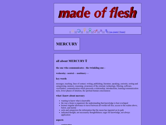 astro/mercury screenshot