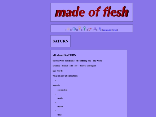 astro/saturn screenshot
