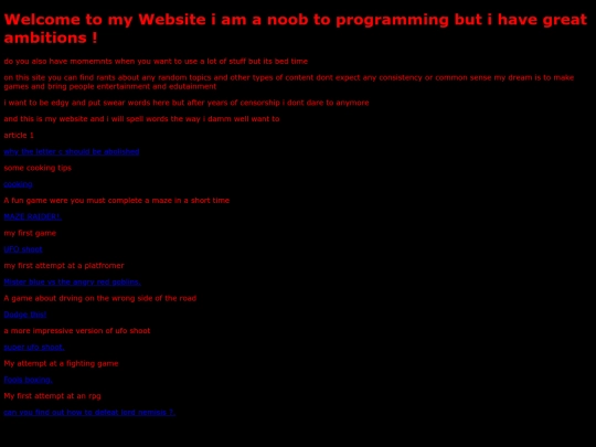 index screenshot
