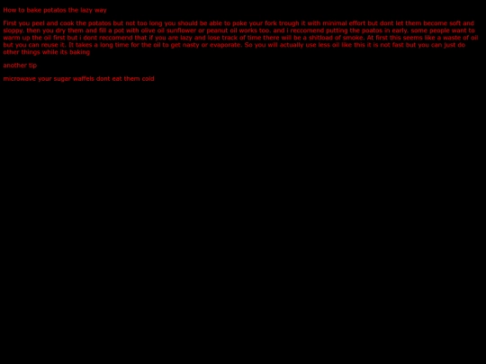 lazypotato screenshot