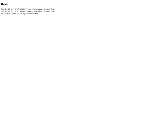 jQuery_reloj screenshot