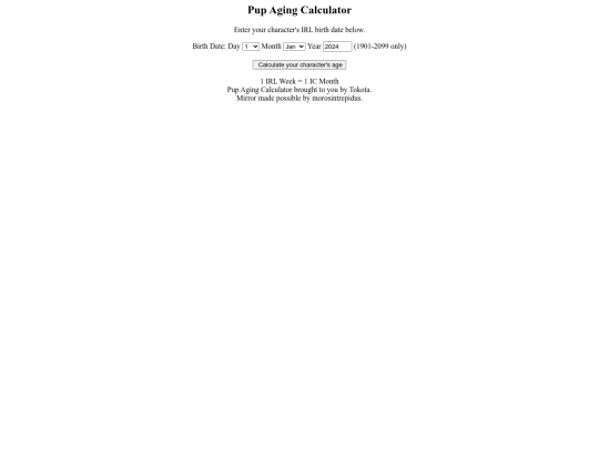 pupcalc screenshot