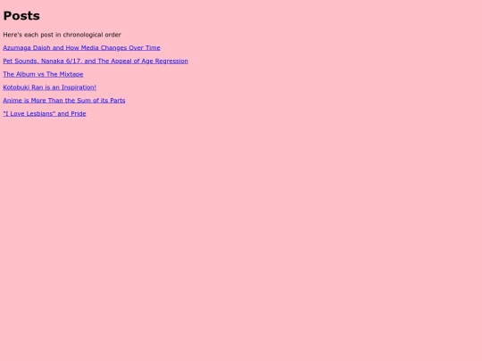 posts screenshot