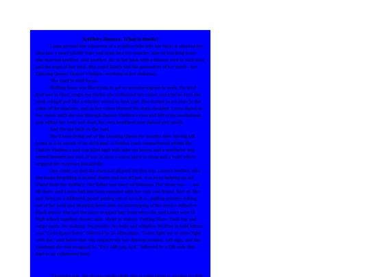 artiller_dancer2 screenshot