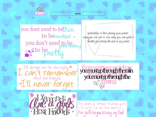 for_you/words screenshot