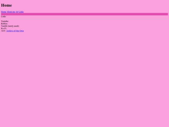 links screenshot