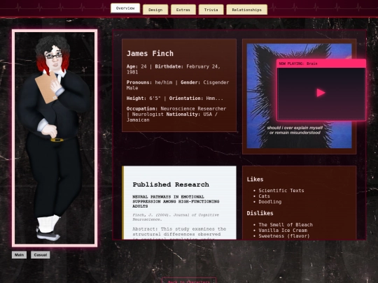james-finch screenshot