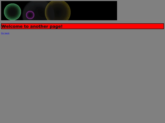 test screenshot