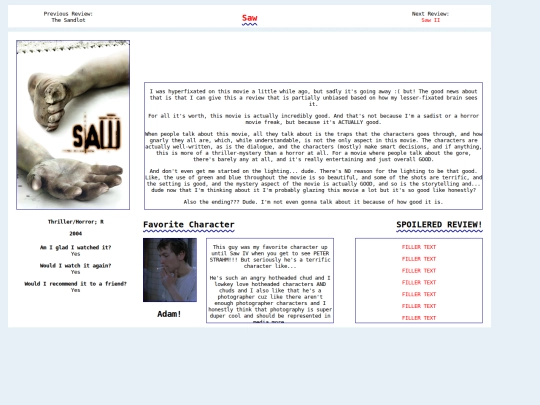 saw screenshot