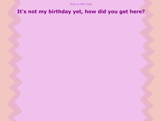 secret-birthday-page screenshot