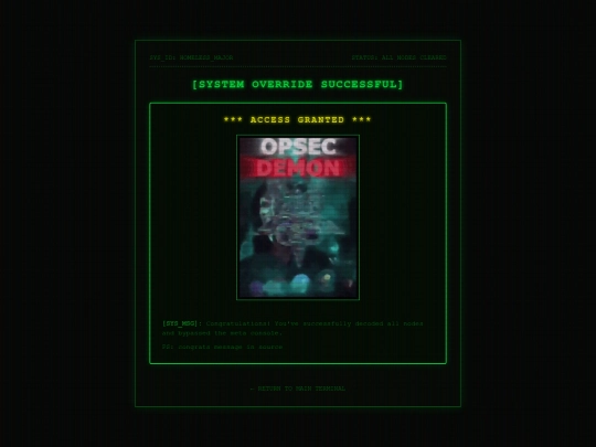 m3t4/0ps3cl1nuxd3m0n screenshot