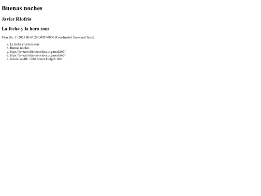 modulo3 screenshot