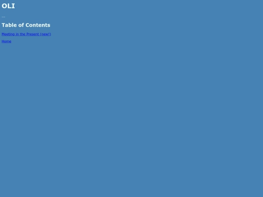 Author Pages/Oli screenshot