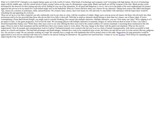 faq screenshot